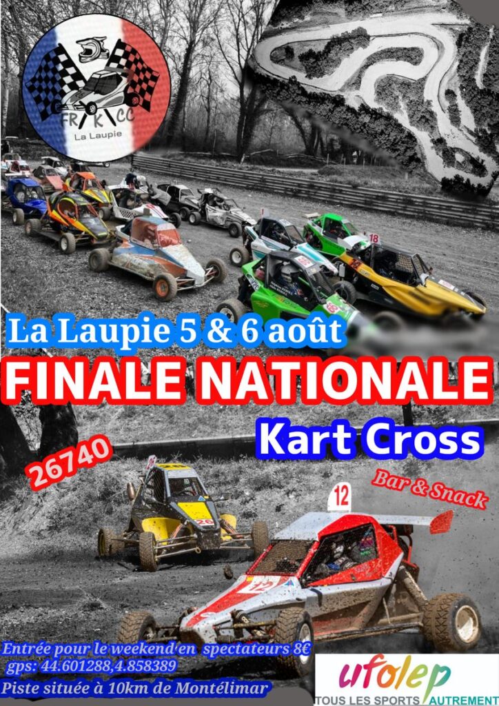 Finale nationale Kart Cross La Laupie les 5 et 6 août 2023